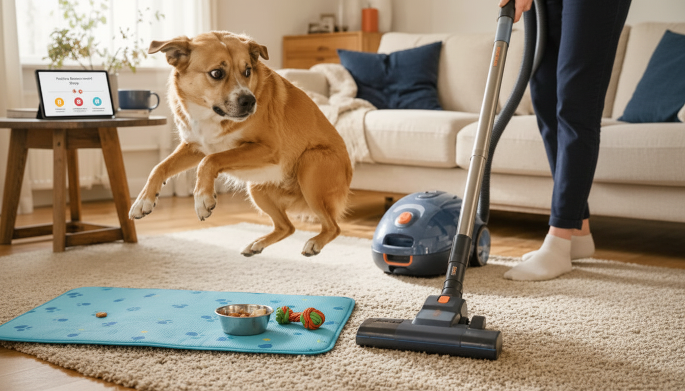 Help Pets Stay Calm Around Vacuuming: 2-Week Plan